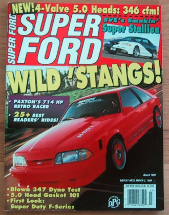 SUPER FORD 1998 MAR - SALEEN, NASCAR THUNDERBIRD